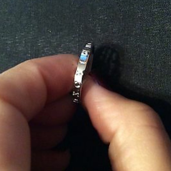 New EMOZIONI 25mm Openwork Clear CZ Stones COIN - Picture 3 of 5